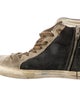 Golden Goose Suede Printed Sneakers