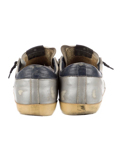 Golden Goose Leather Distressed Accents Sneakers