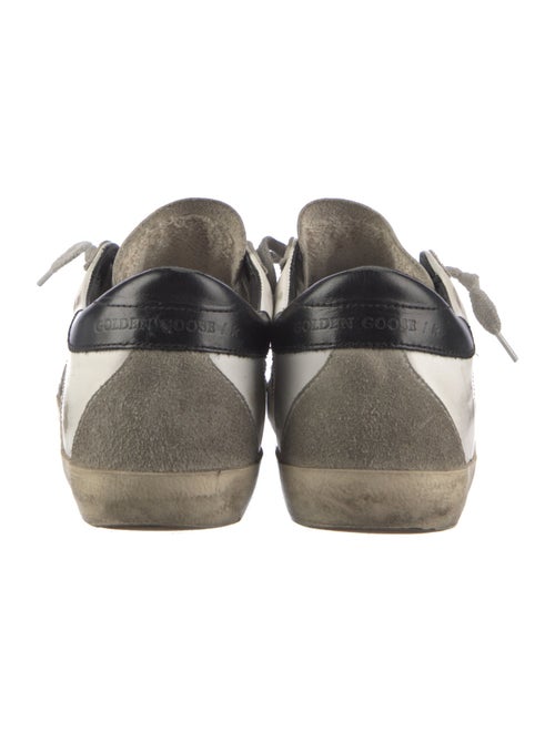 Golden Goose Leather Printed Sneakers