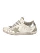Golden Goose Leather Graphic Print Sneakers