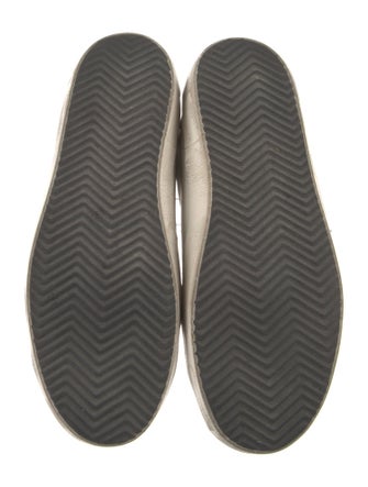 Golden Goose Leather Graphic Print Sneakers