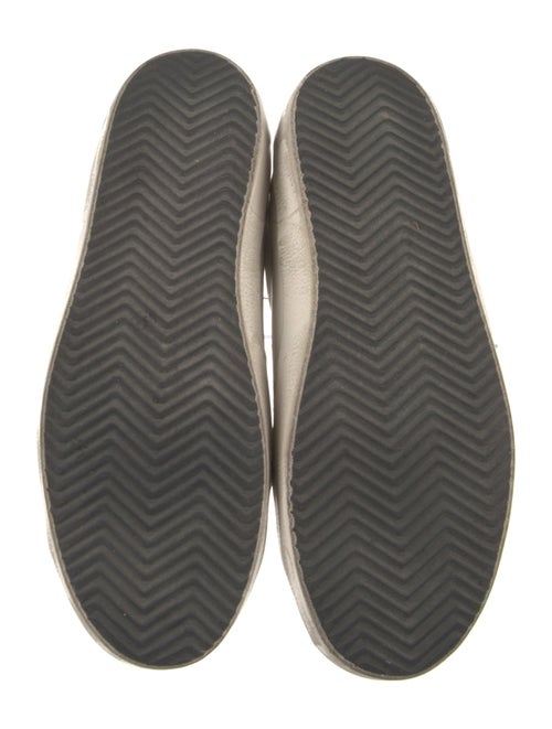 Golden Goose Leather Graphic Print Sneakers