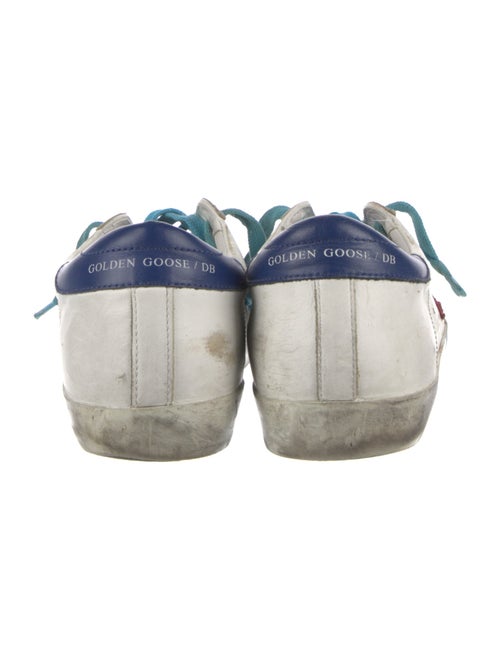 Golden Goose Leather Distressed Accents Sneakers