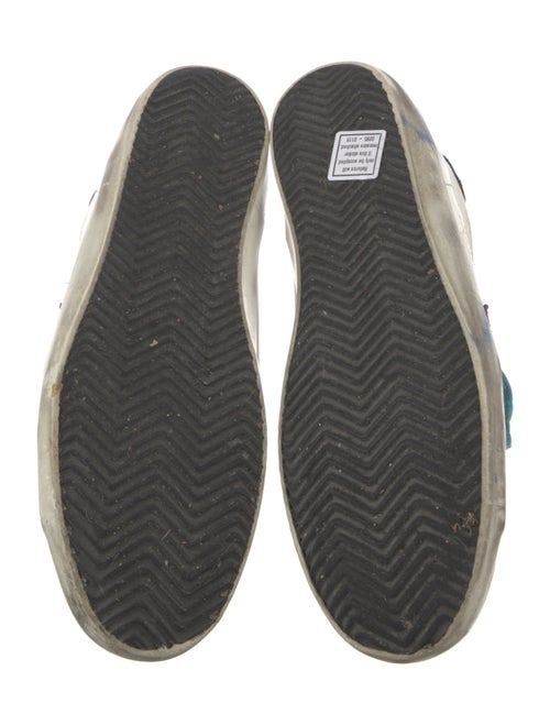 Golden Goose Leather Distressed Accents Sneakers