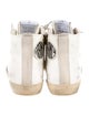Golden Goose Leather Distressed Accents Sneakers