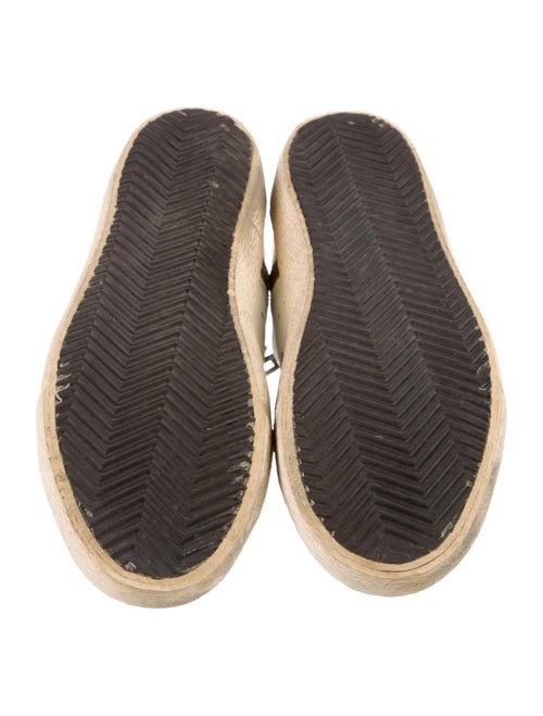 Golden Goose Leather Distressed Accents Sneakers