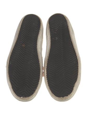 Golden Goose Suede Colorblock Pattern Sneakers