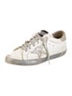 Golden Goose Leather Printed Sneakers