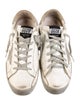 Golden Goose Leather Printed Sneakers