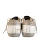 Golden Goose Leather Printed Sneakers