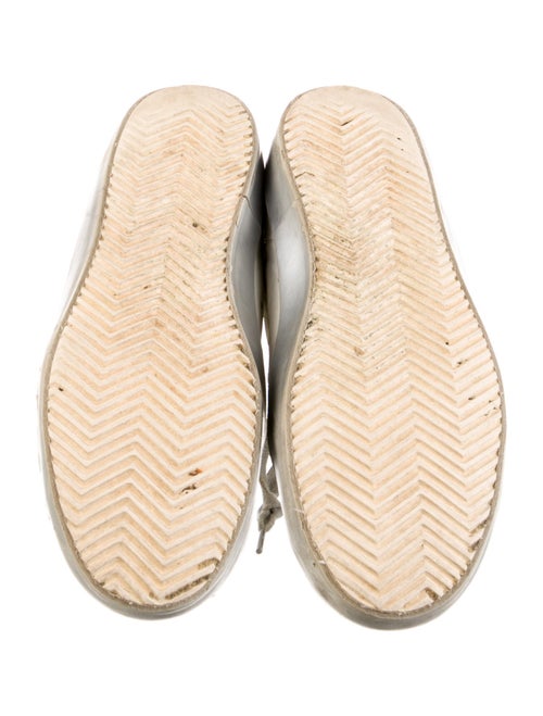 Golden Goose Leather Printed Sneakers