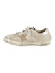Golden Goose Suede Glitter Accents Sneakers