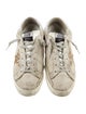 Golden Goose Suede Glitter Accents Sneakers