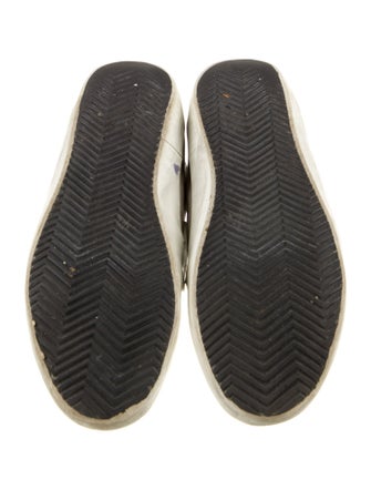 Golden Goose Suede Glitter Accents Sneakers