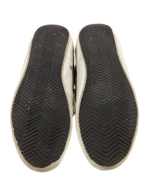 Golden Goose Suede Glitter Accents Sneakers
