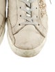 Golden Goose Suede Glitter Accents Sneakers