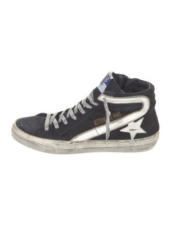 Golden Goose Suede Printed Sneakers