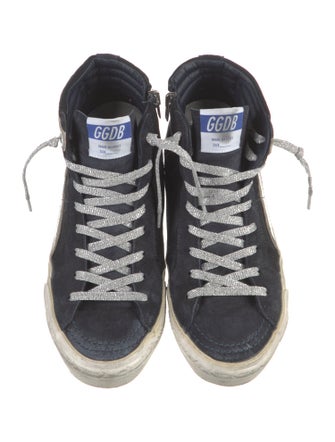 Golden Goose Suede Printed Sneakers