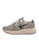 Golden Goose Suede Glitter Accents Sneakers