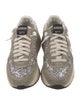 Golden Goose Suede Glitter Accents Sneakers