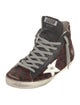 Golden Goose Ponyhair Animal Print Sneakers