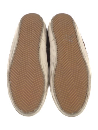 Golden Goose Ponyhair Animal Print Sneakers