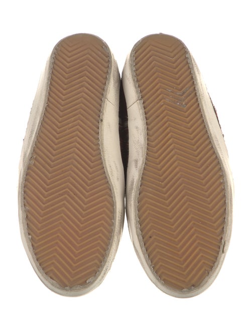 Golden Goose Ponyhair Animal Print Sneakers