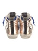 Golden Goose Leather Distressed Accents Sneakers