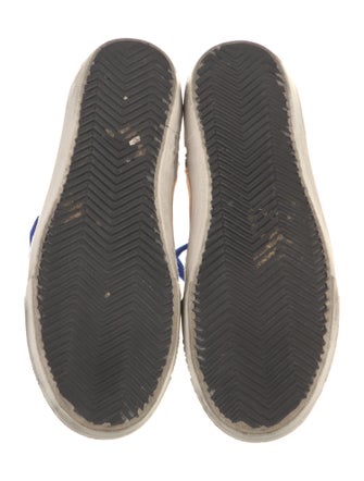 Golden Goose Leather Distressed Accents Sneakers