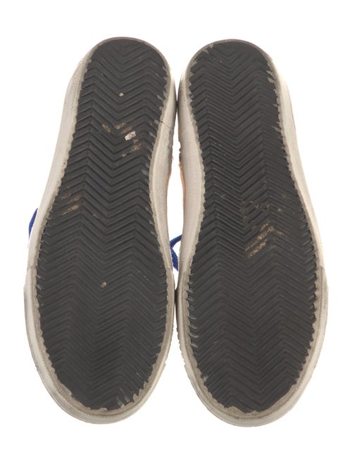 Golden Goose Leather Distressed Accents Sneakers