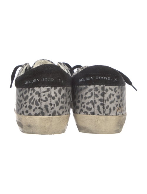 Golden Goose Suede Animal Print Sneakers