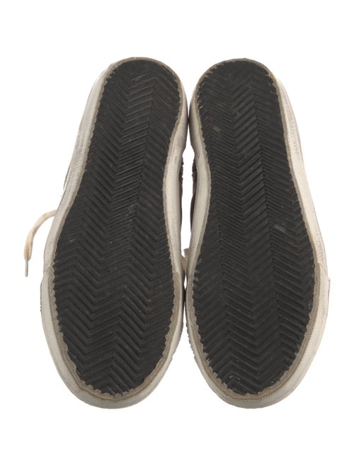 Golden Goose Suede Distressed Accents Sneakers