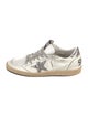 Golden Goose Leather Printed Sneakers