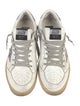 Golden Goose Leather Printed Sneakers