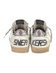 Golden Goose Leather Printed Sneakers