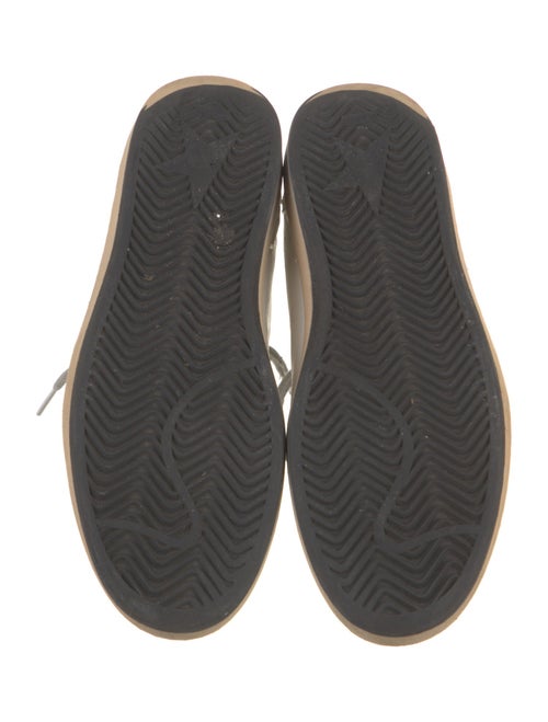 Golden Goose Leather Printed Sneakers