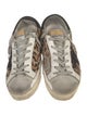 Golden Goose Ponyhair Animal Print Sneakers