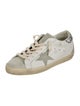 Golden Goose Leather Colorblock Pattern Sneakers