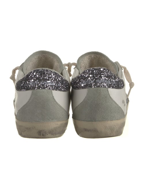 Golden Goose Leather Printed Sneakers