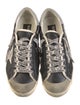 Golden Goose Leather Printed Sneakers