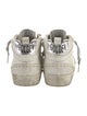 Golden Goose Leather Graphic Print Sneakers