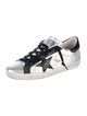 Golden Goose Leather Colorblock Pattern Sneakers