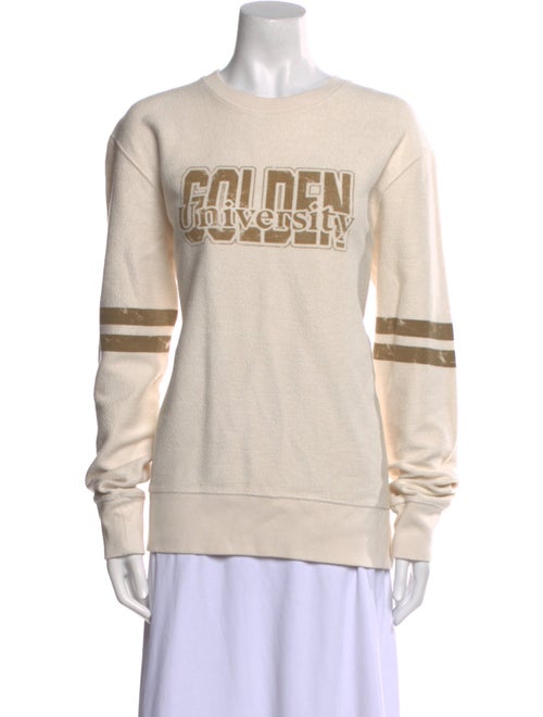 Golden Goose Graphic Print Crew Neck Sweater