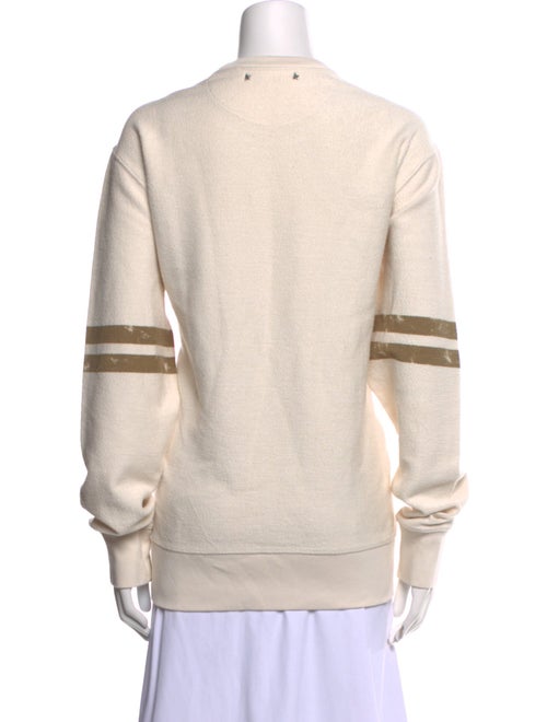Golden Goose Graphic Print Crew Neck Sweater