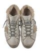 Golden Goose Leather Distressed Accents Sneakers