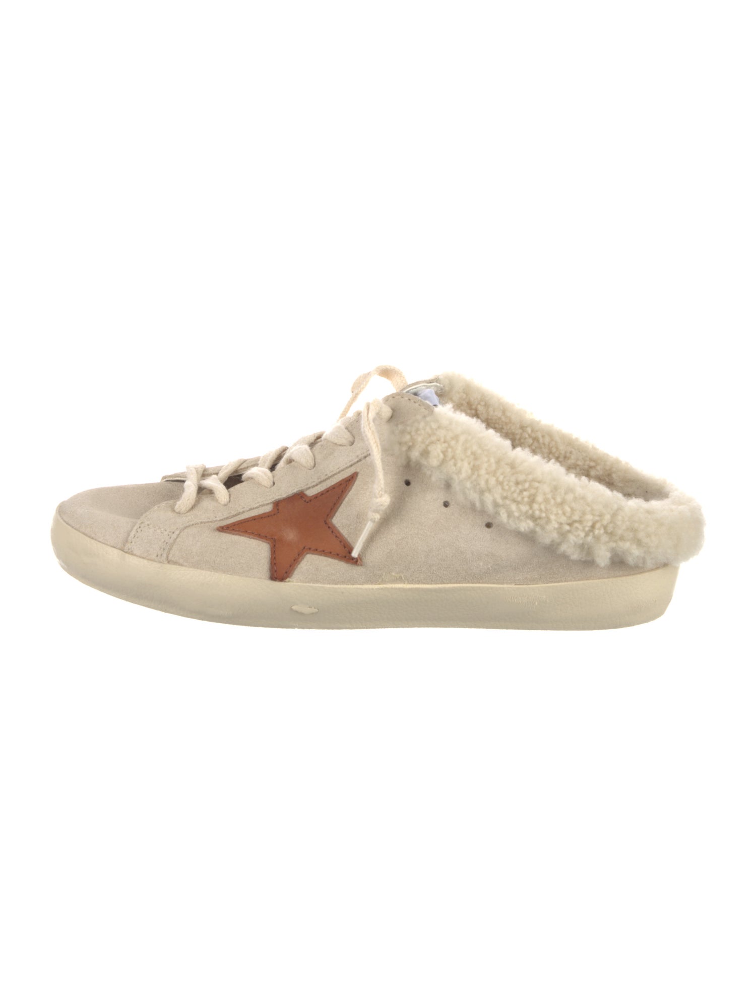Golden Goose Leather Distressed Accents Sneakers