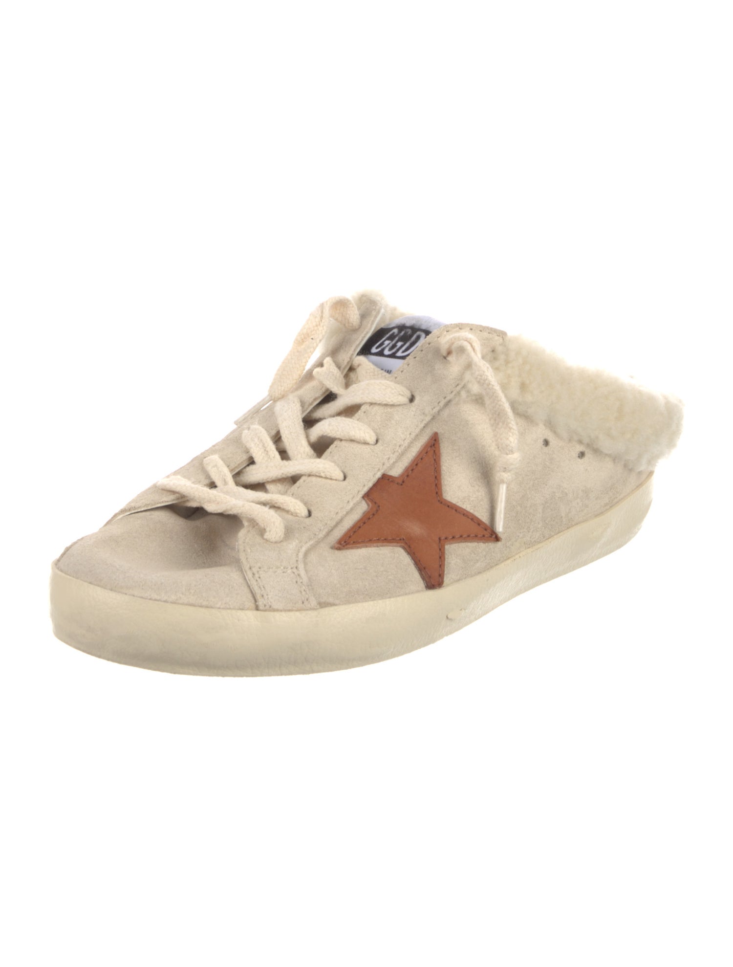Golden Goose Leather Distressed Accents Sneakers