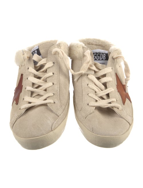 Golden Goose Leather Distressed Accents Sneakers
