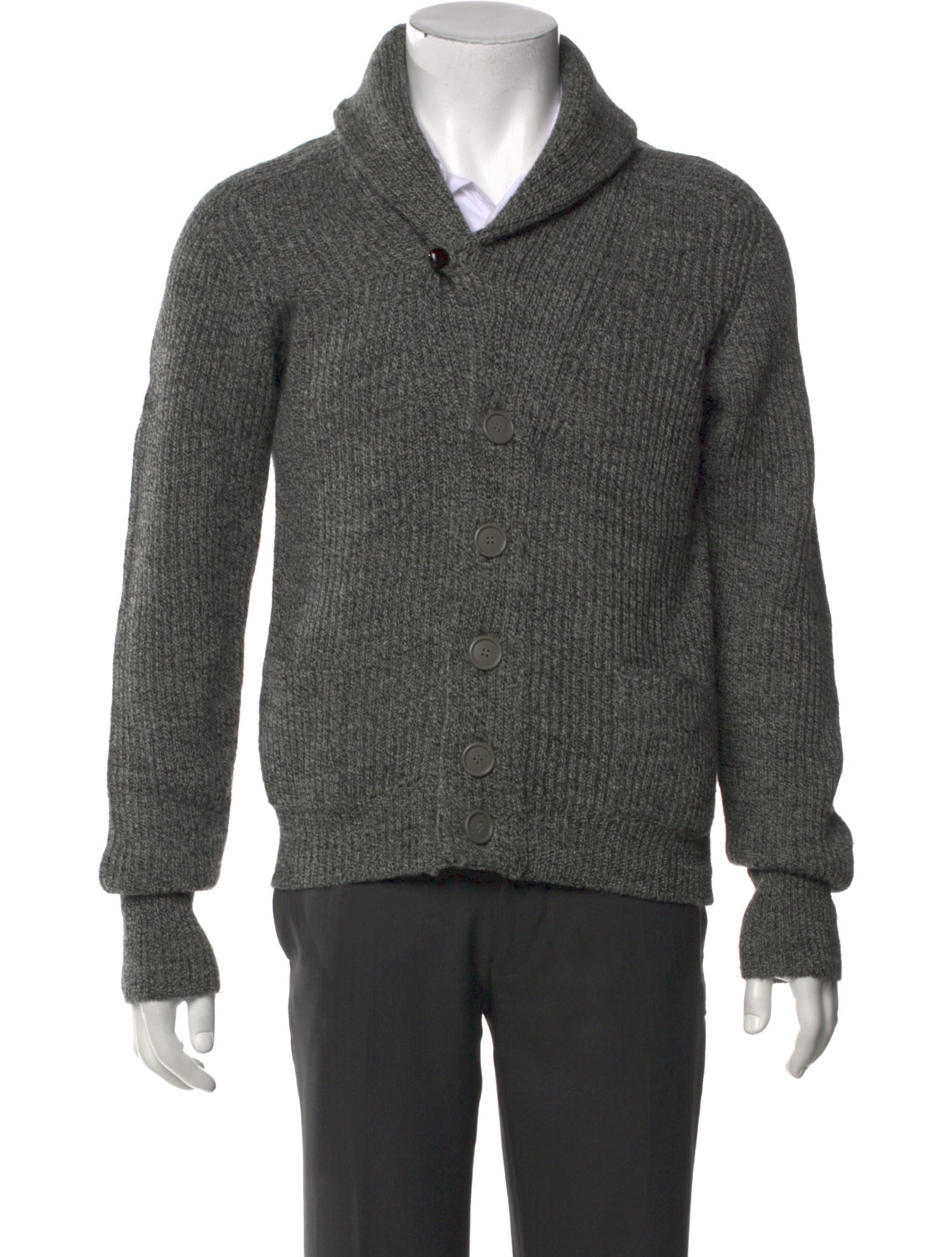 Golden Goose Wool Crew Neck Cardigan