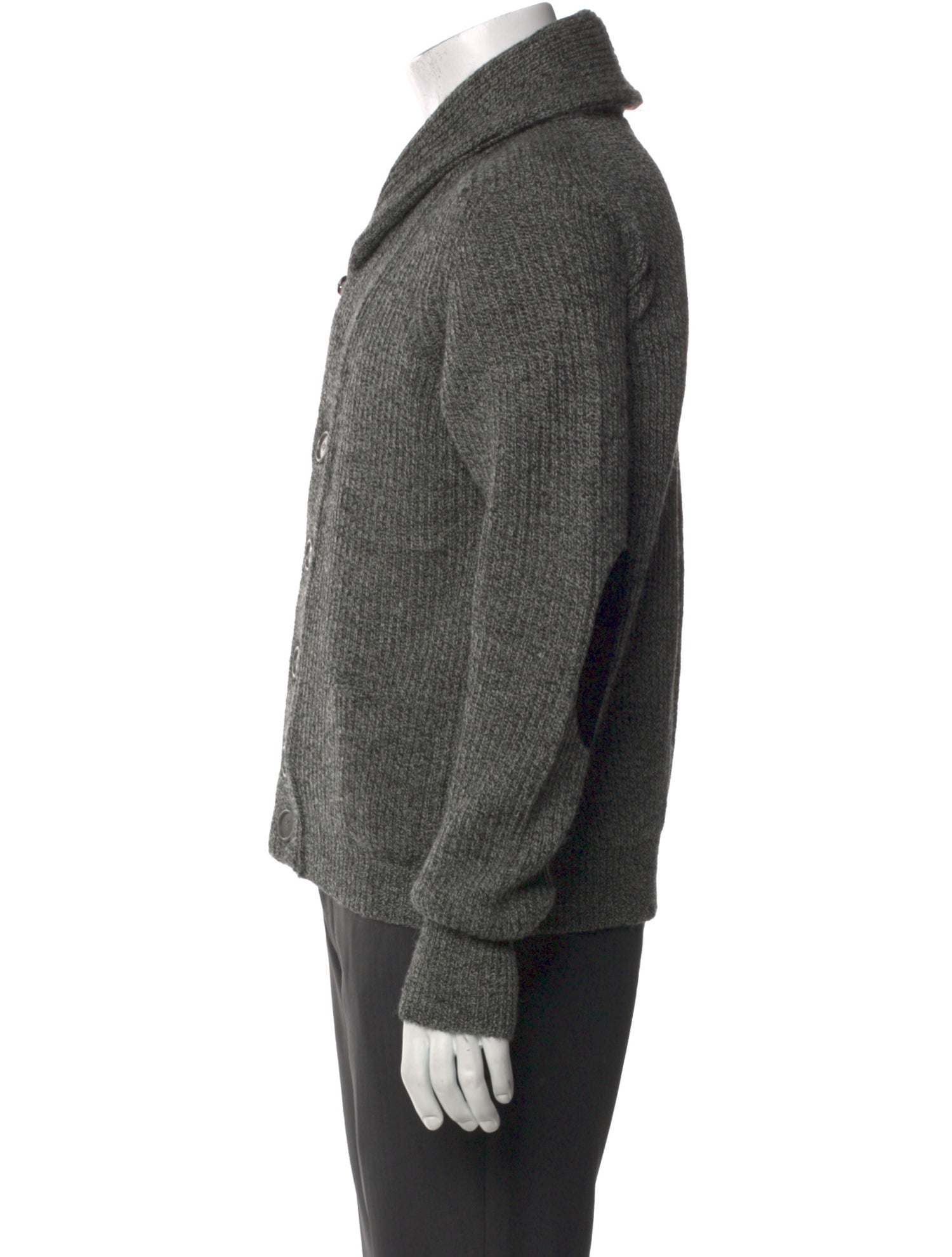 Golden Goose Wool Crew Neck Cardigan